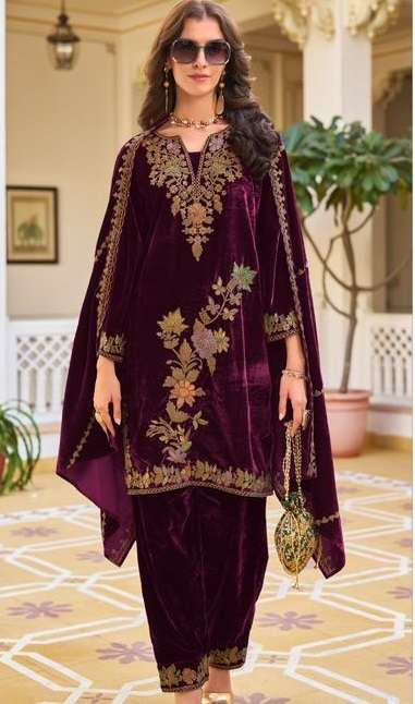 HIT DEISGN OF VELVET-24 DESIGN NO 32220 by DEEPSY SUITS 